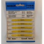 Hoja de sierra de calar Bosch HCS T 119 A (Caja 5 unidades)